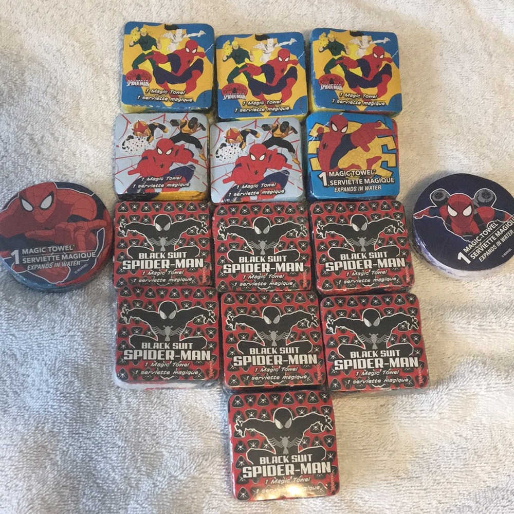 Spiderman towel set